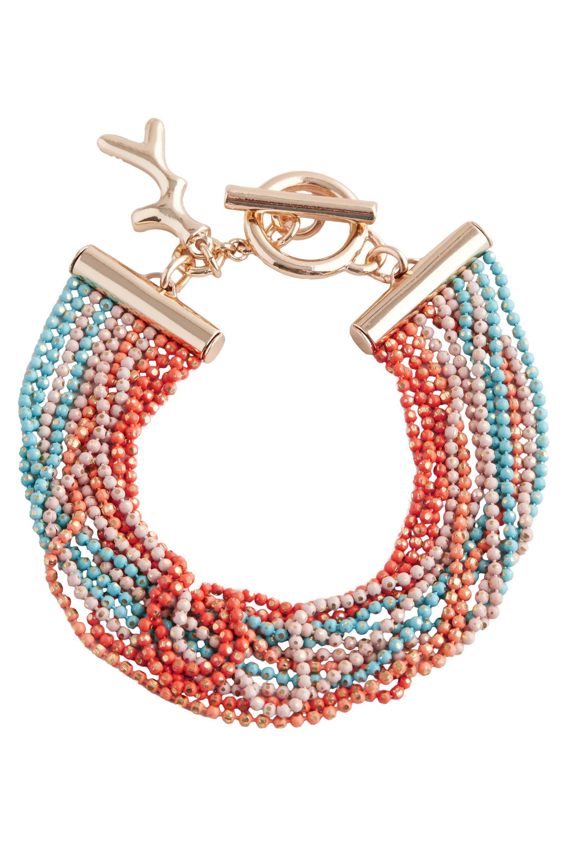 Next Armband Mehrreihiges Armband mit Kugelkette günstig online kaufen