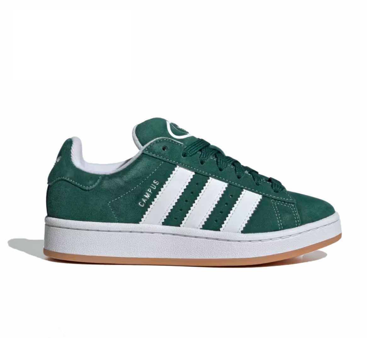 adidas Originals Adidas Campus 00s Dark Green White GS Sneaker hoher Tragekomfort