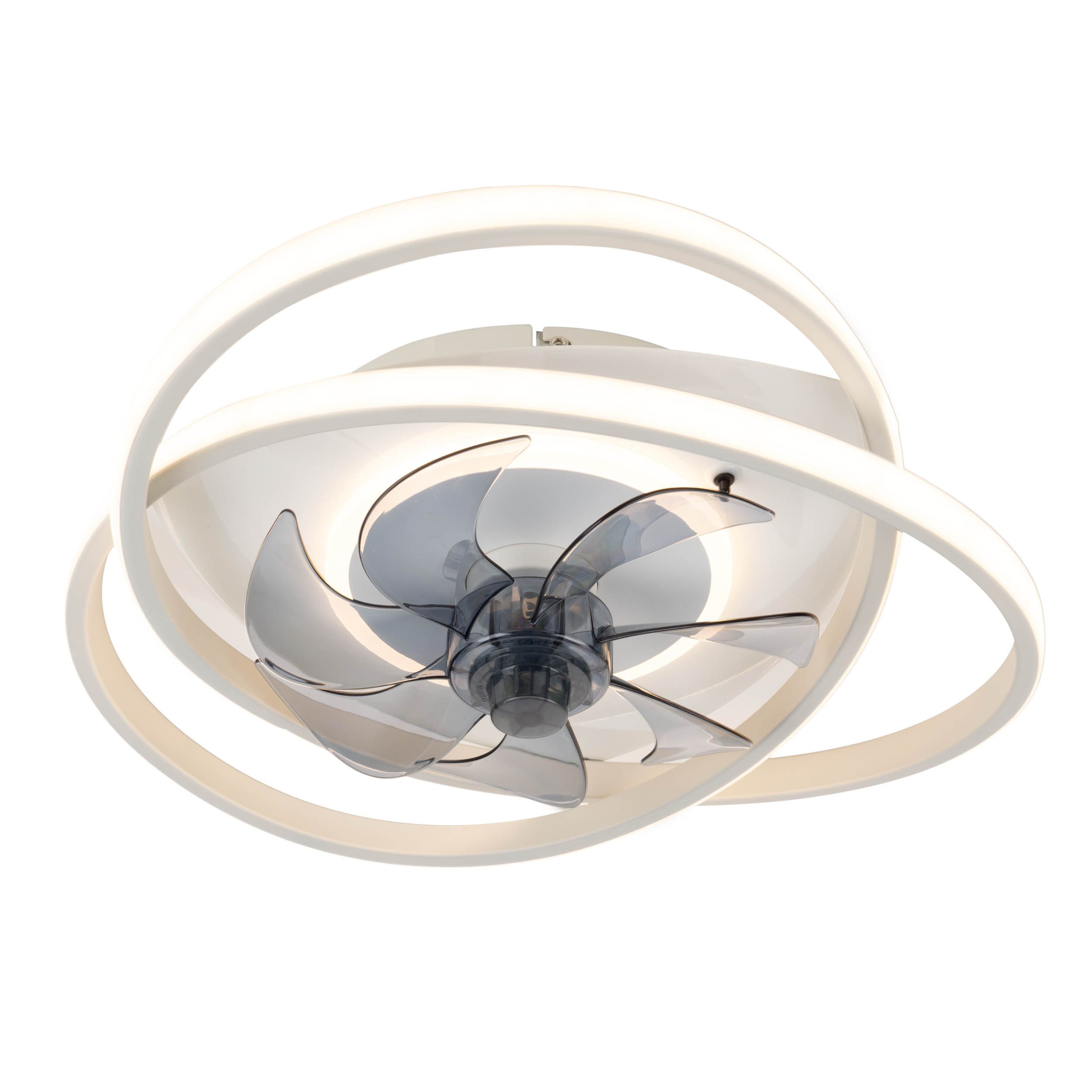 OTTO home LED Deckenleuchte Lunnee Deckenventilator, CCT - über Fernbedienung, Dimmfunktion, Fernbedienung, Infrarot inkl., Memoryfunktion, Nachtlichtfunktion, Ventilatorfunktion, mehrere Helligkeitsstufen, LED wechselbar, warmweiß - kaltweiß, Ventilator, Dimmbar per IR-Fernbedienung, CCT, Memory, Nachtlicht