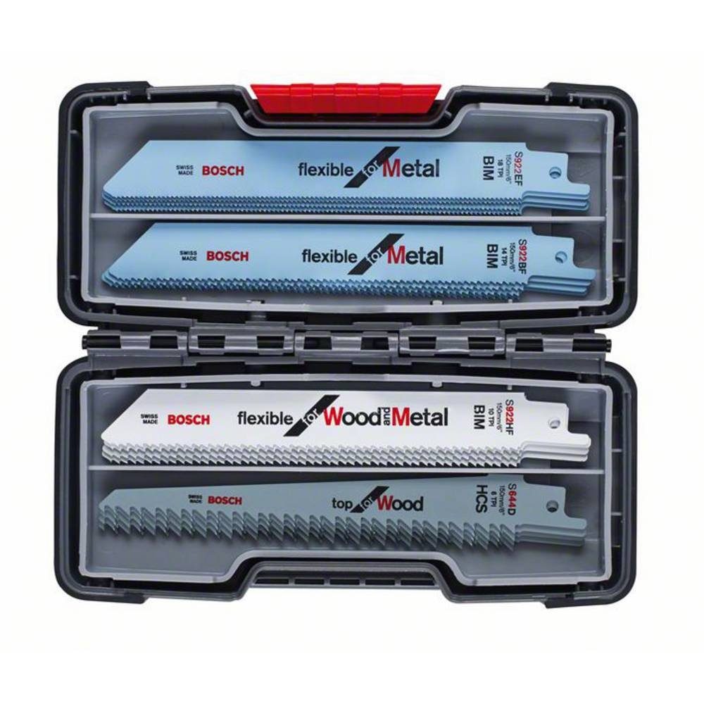 BOSCH Säbelsägeblatt 20-tlg. Wood and Metal Säbelsägeblatt-Set, Toughbox 2607010902