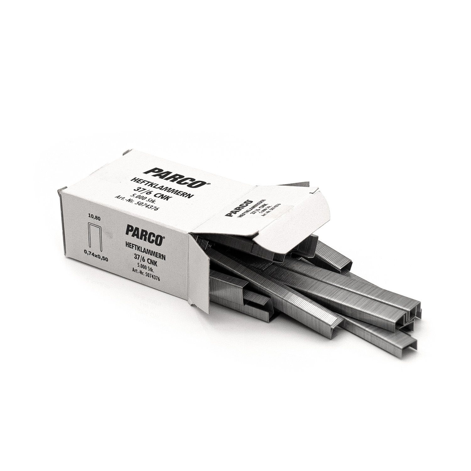 PARCO Hammertacker Heftklammern 11/6 11/8 11/9 für Hammertacker Typ 011 5000 Stück, (11/6 Typ 011, 5000 tlg) von PARCO