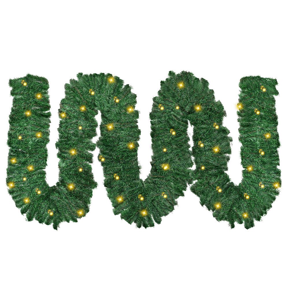 Kunstgirlande Weihnachtsgirlande 5 Meter, i@home, Mit 100 LED-Lichter