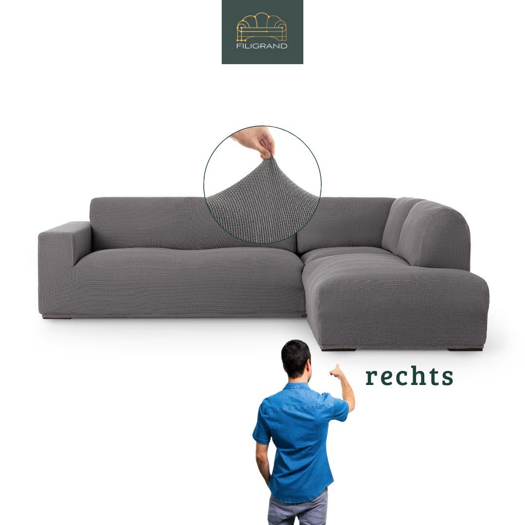 Belmarti Ecksofahusse Bezug für Ecksofa mit Halbinsel rechts/links, elastis günstig online kaufen