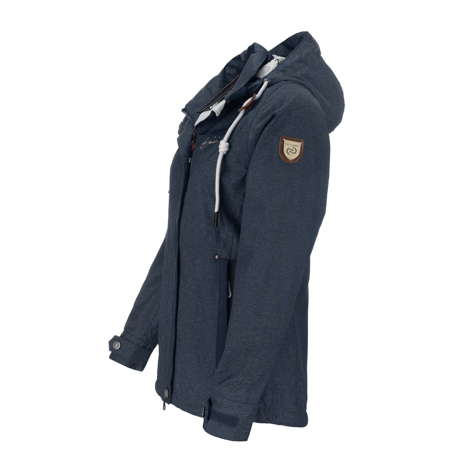 Dry Fashion Funktionsjacke Damen Jacke Greetsiel mit abnehmbarer Kapuze - wasserdicht winddicht