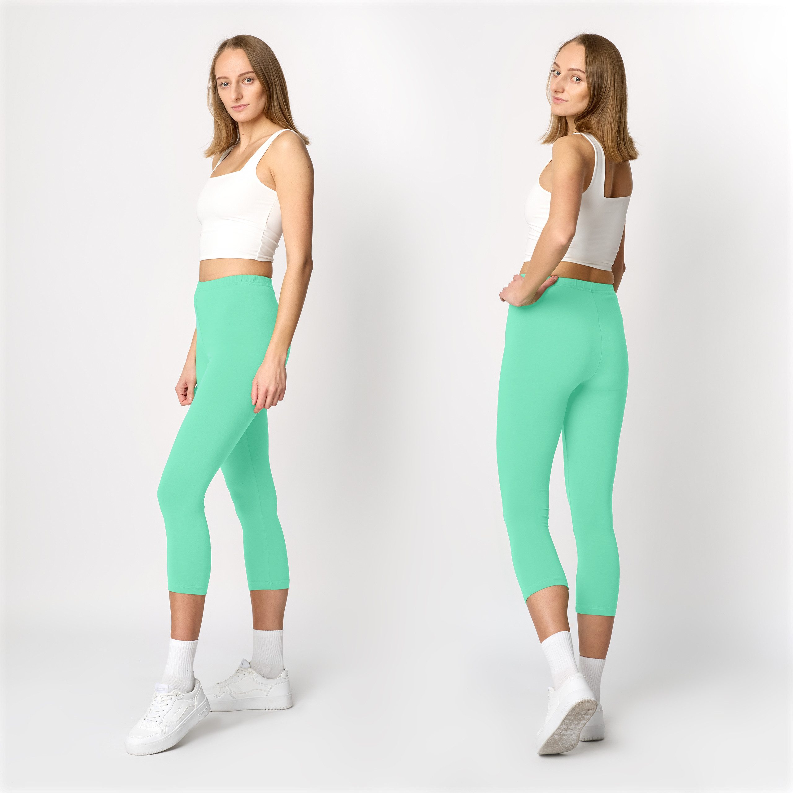 Ladeheid Leggings Damen 3/4 Capri Hose günstig online kaufen