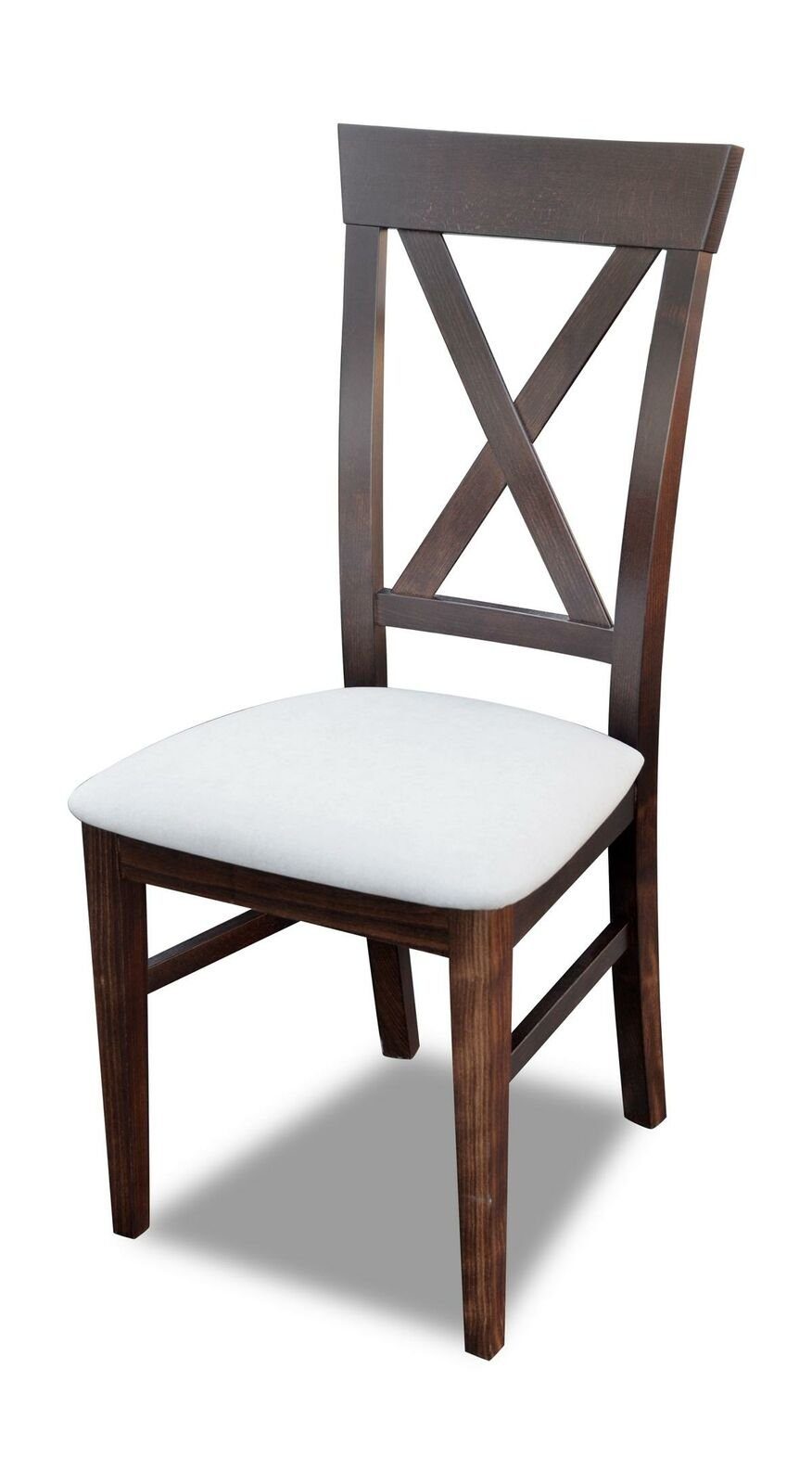 Massivholz Neu Stuhl Stühle Gastro 4x Sessel Stuhl, Polster Klassische JVmoebel Stoff Esszimmer
