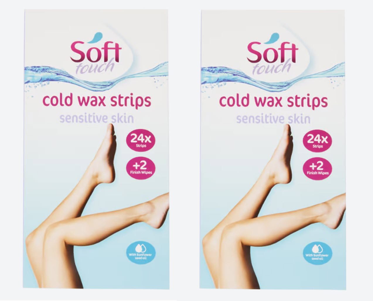 Kaltwachsstreifen Soft Touch Kaltwachsstreifen Mega-Set 48 Stück