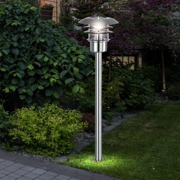 etc-shop Außen-Stehlampe, Leuchtmittel inklusive, Warmweiß, Stehleuchte Außenleuchte Garten Wegeleuchte Laterne