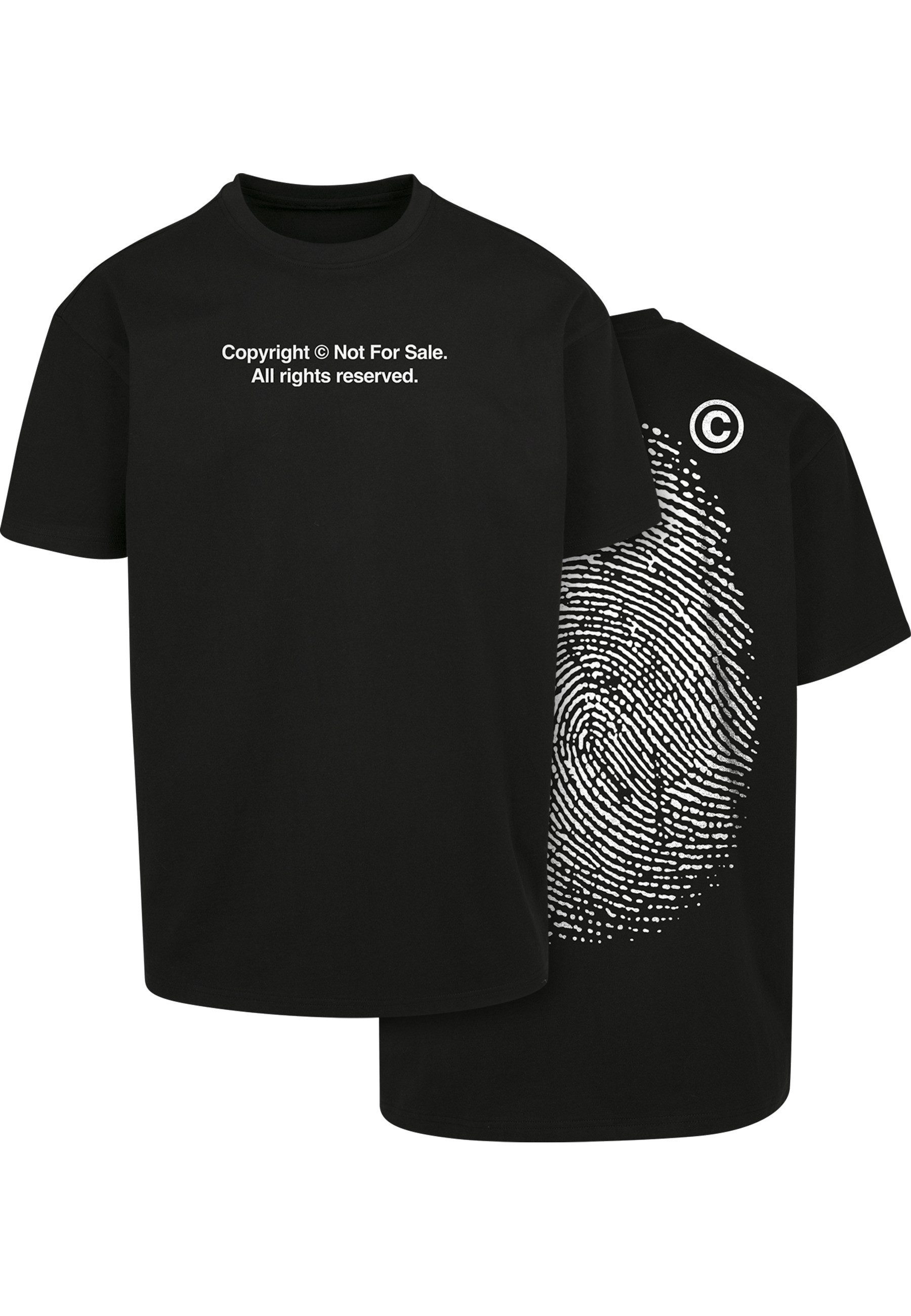 T-Shirt Upscale by Mister Tee Herren Fingerprint Oversize Tee