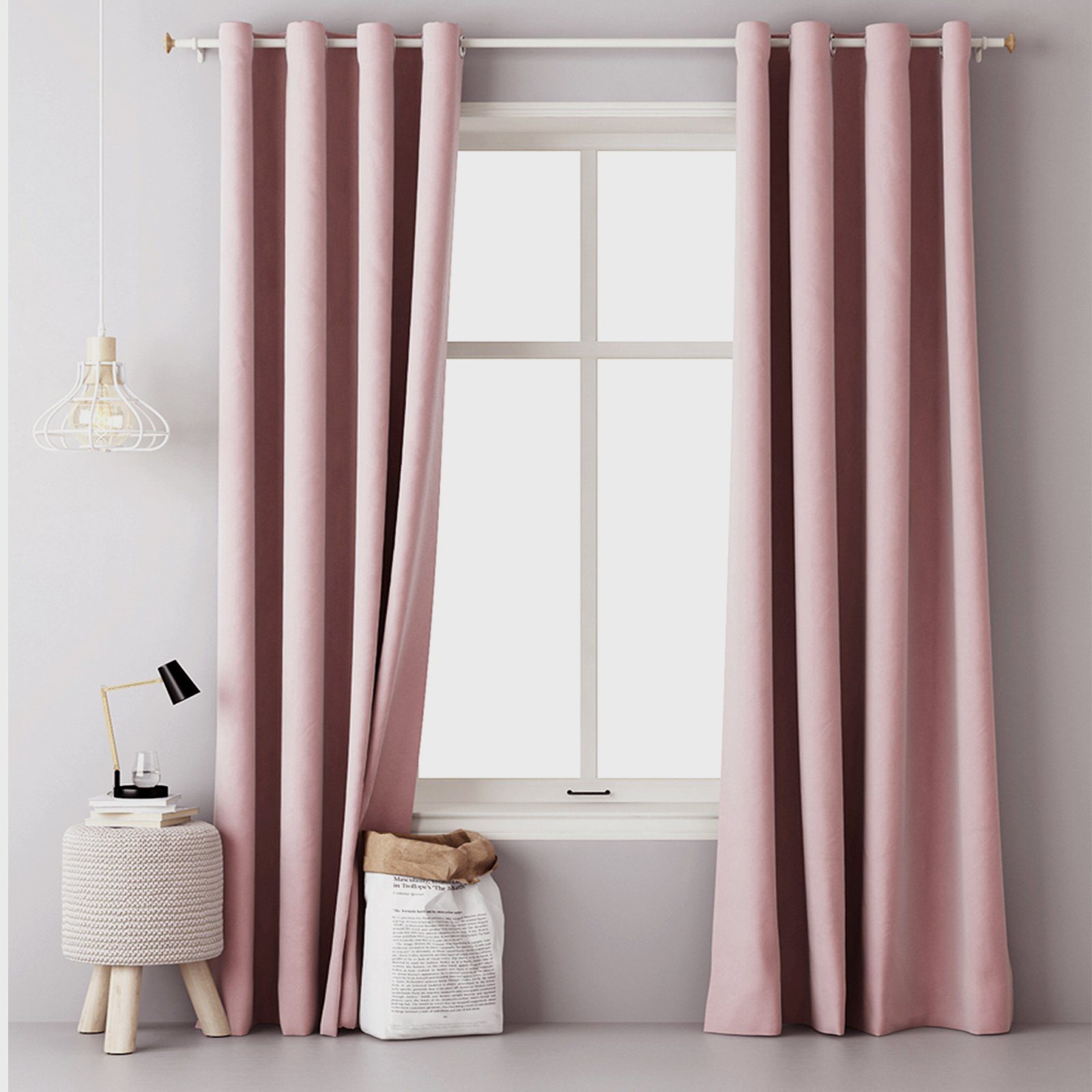 JEMIDI Scheibengardine Blickdichte Tischdecke 140x250cm mit günstig online kaufen