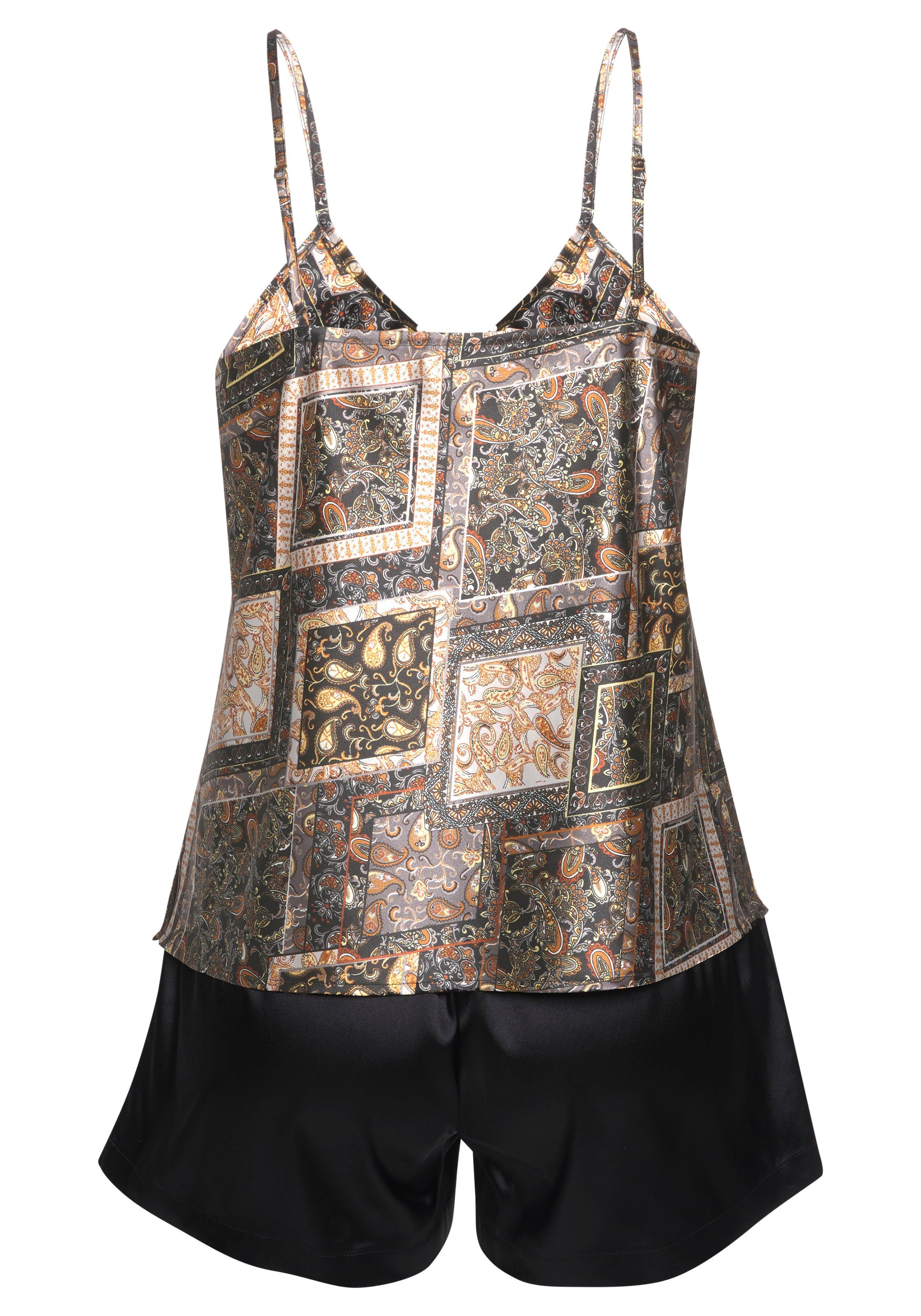 LASCANA Shorty (Set, 2 tlg) in edler Satin-Qualität