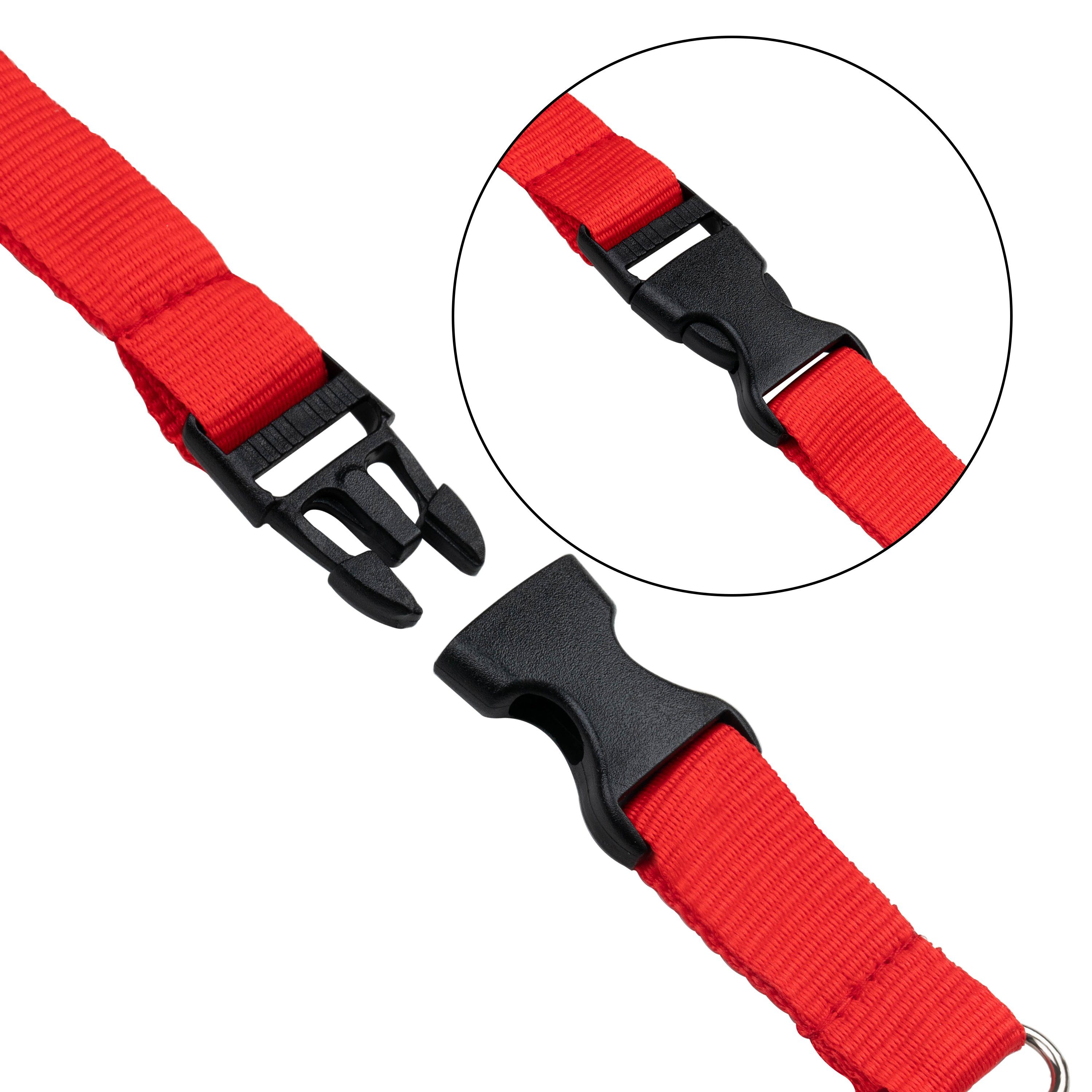 WEBBOMB Schlüsselanhänger 3x Lanyard unbedruckt Schlüsselbänder Schlüsselband Umhängeband 20 mm – Bild 3 von 4