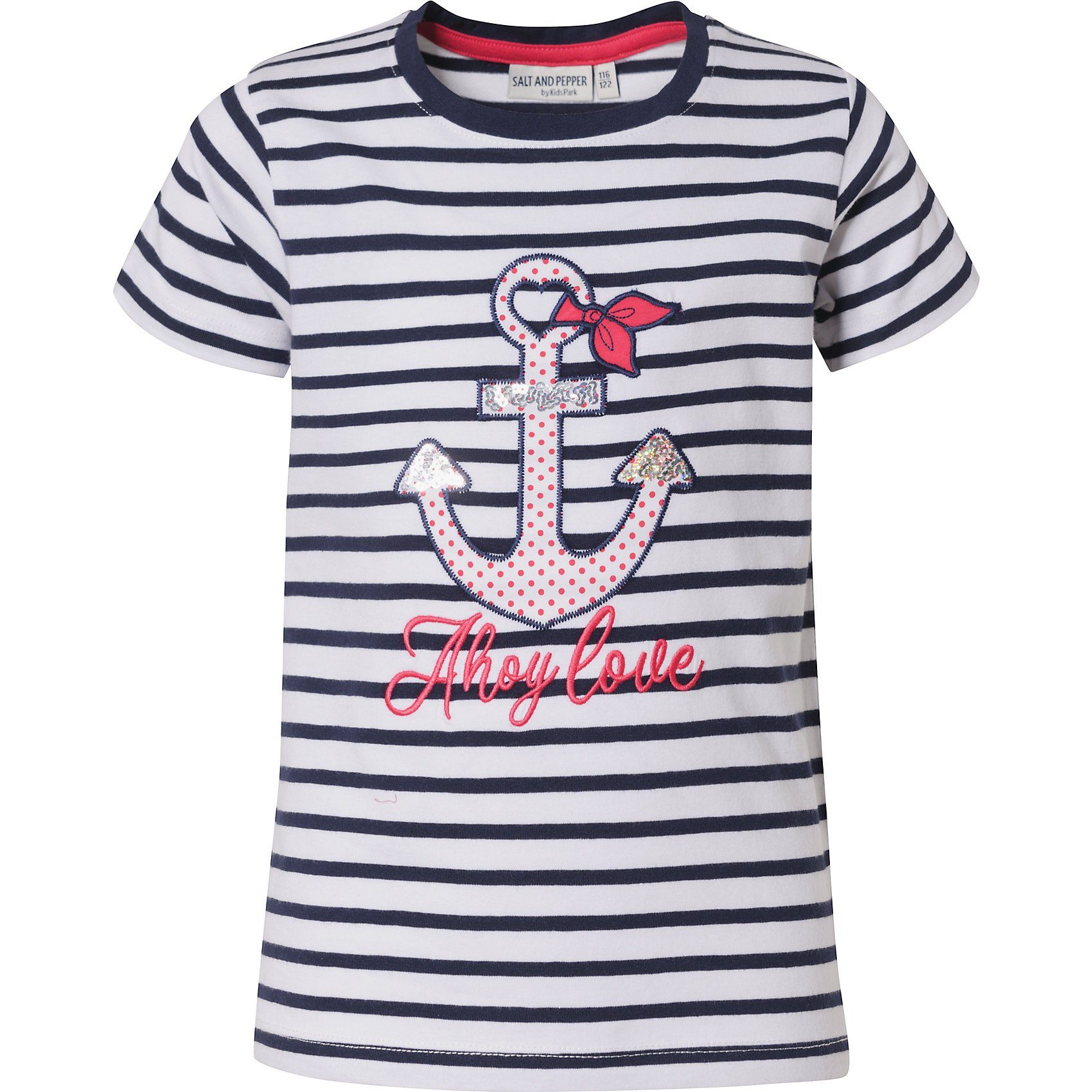 SALT AND PEPPER Baby-M/ädchen Lovely Katze Pailletten Sweatshirt