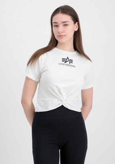 Alpha Industries Muscleshirt Alpha Industries Women - T-Shirts Knotted Crop T Wmn