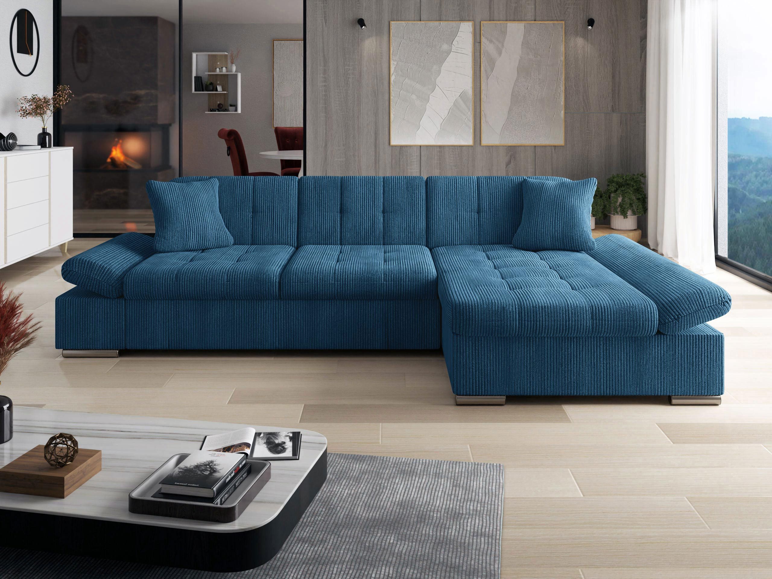 MIRJAN24 Ecksofa Malwi Cord, mit Schlaffunktion günstig online kaufen