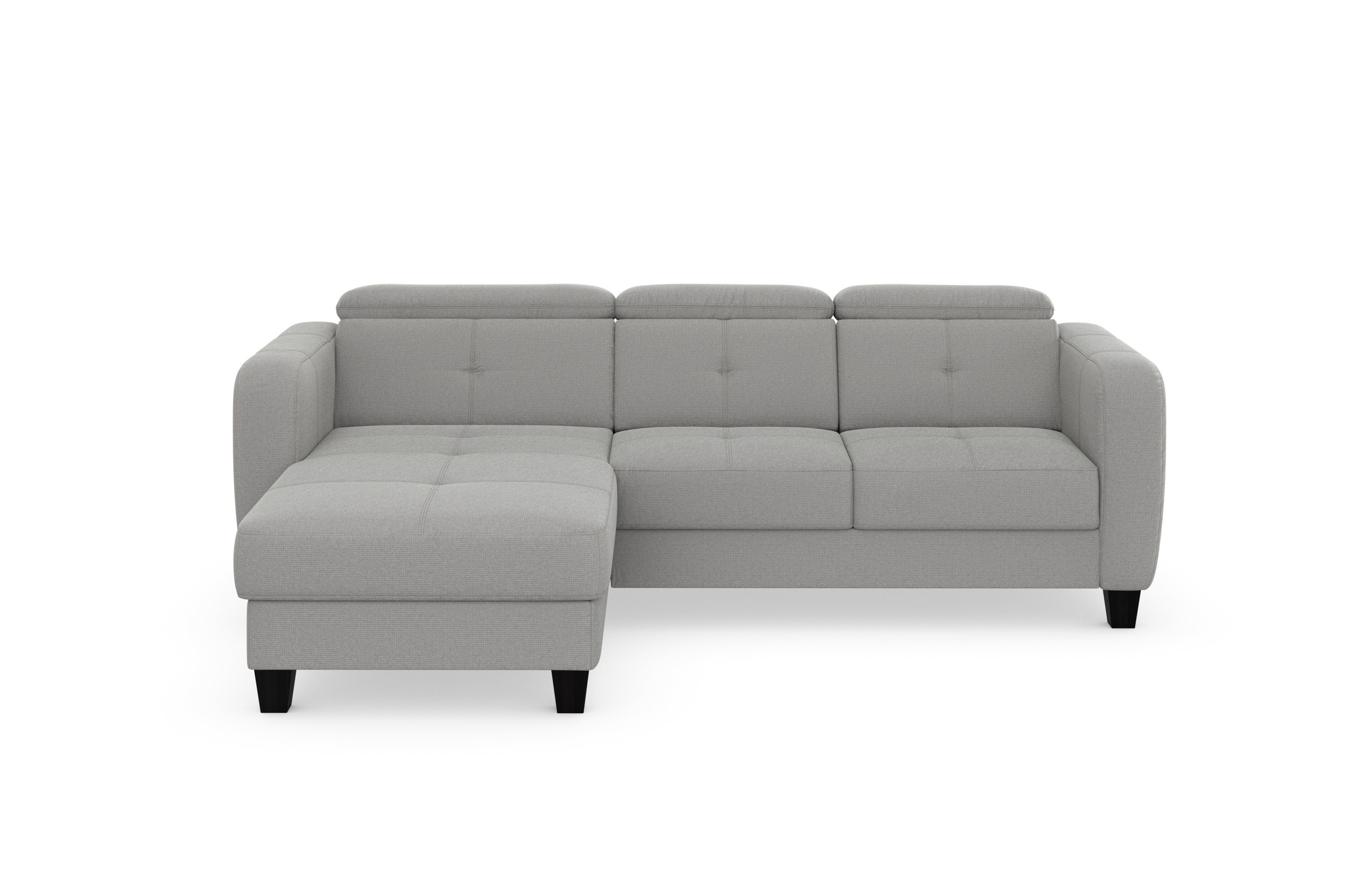 sit&more Ecksofa "Belluci L-Form" inklusive Federkern, wahlweise mit Bettfu günstig online kaufen