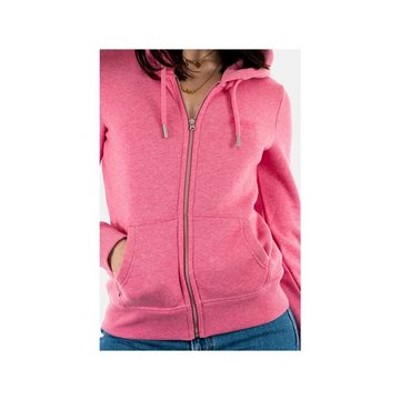 Superdry Sweatshirt pink regular fit (1-tlg)