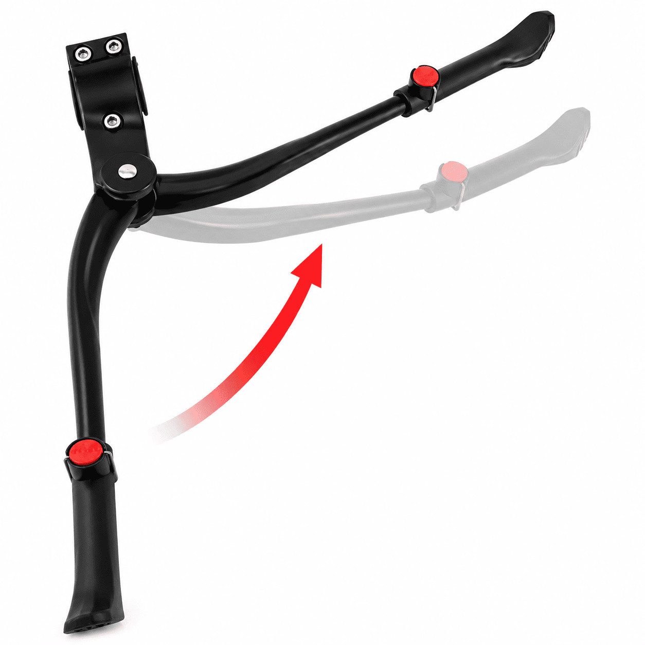 MidGard Fahrradständer Fahrrad Seitenständer MTB Ständer Aluminium einstellbar 24 - 29 Zoll