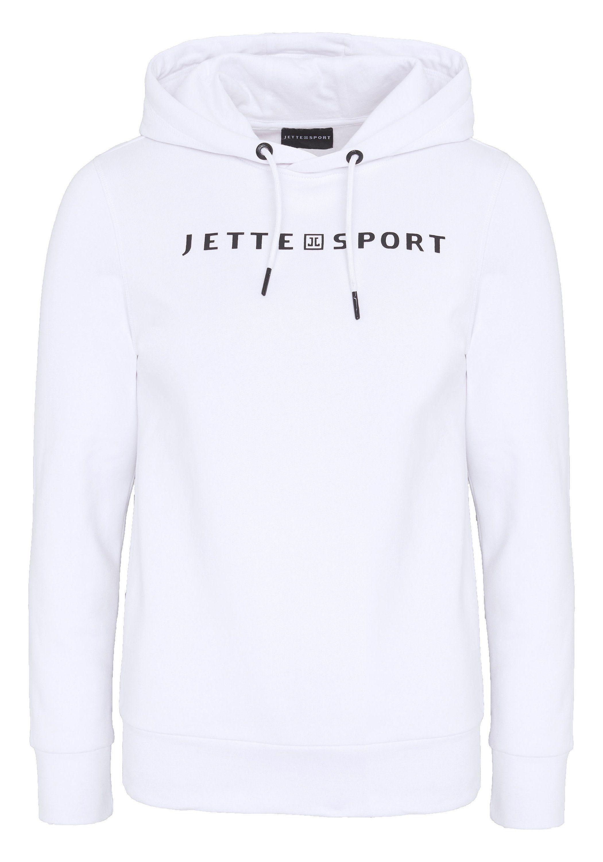 JETTE SPORT Kapuzensweatshirt mit Labelprint