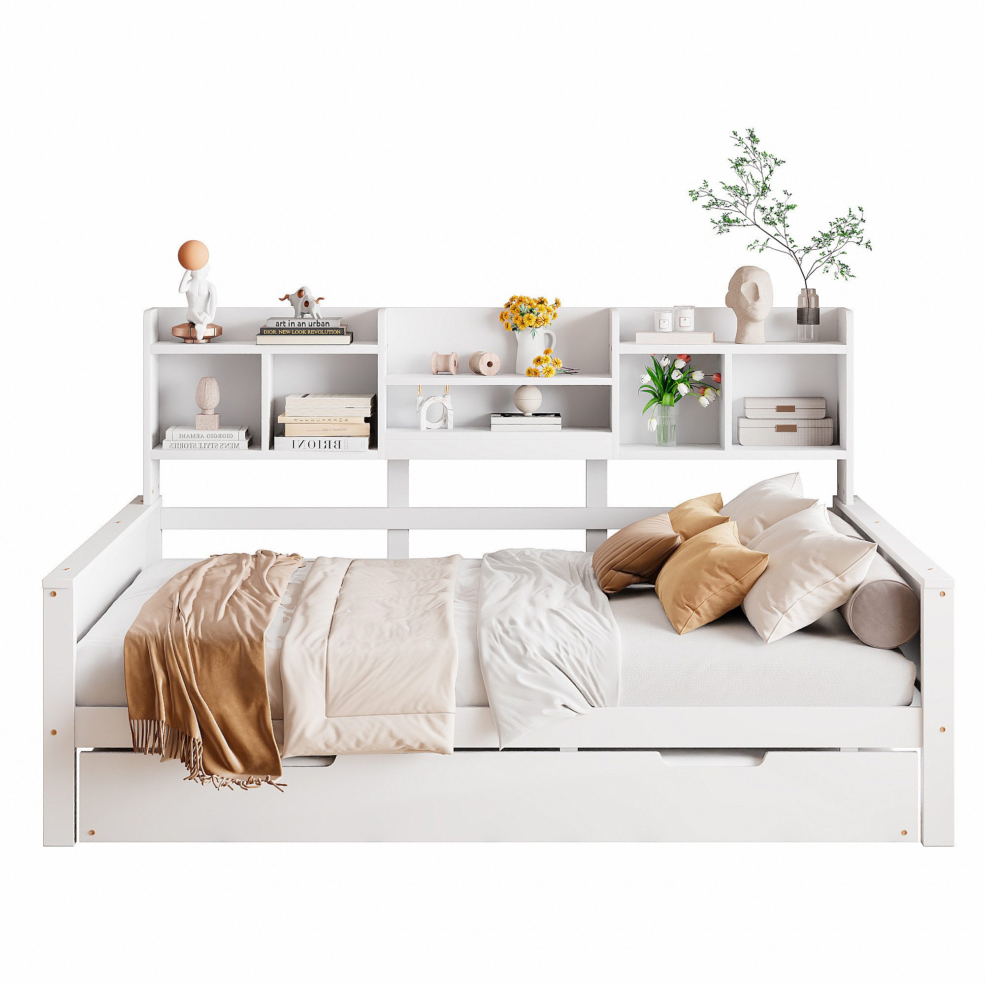 REDOM Kinderbett Einzelbett Schlafsofa Holzbett (140x200 günstig online kaufen