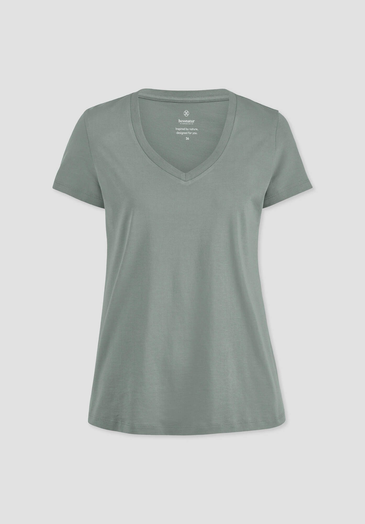 Hessnatur T-Shirt aus reiner Bio-Baumwolle (1-tlg)