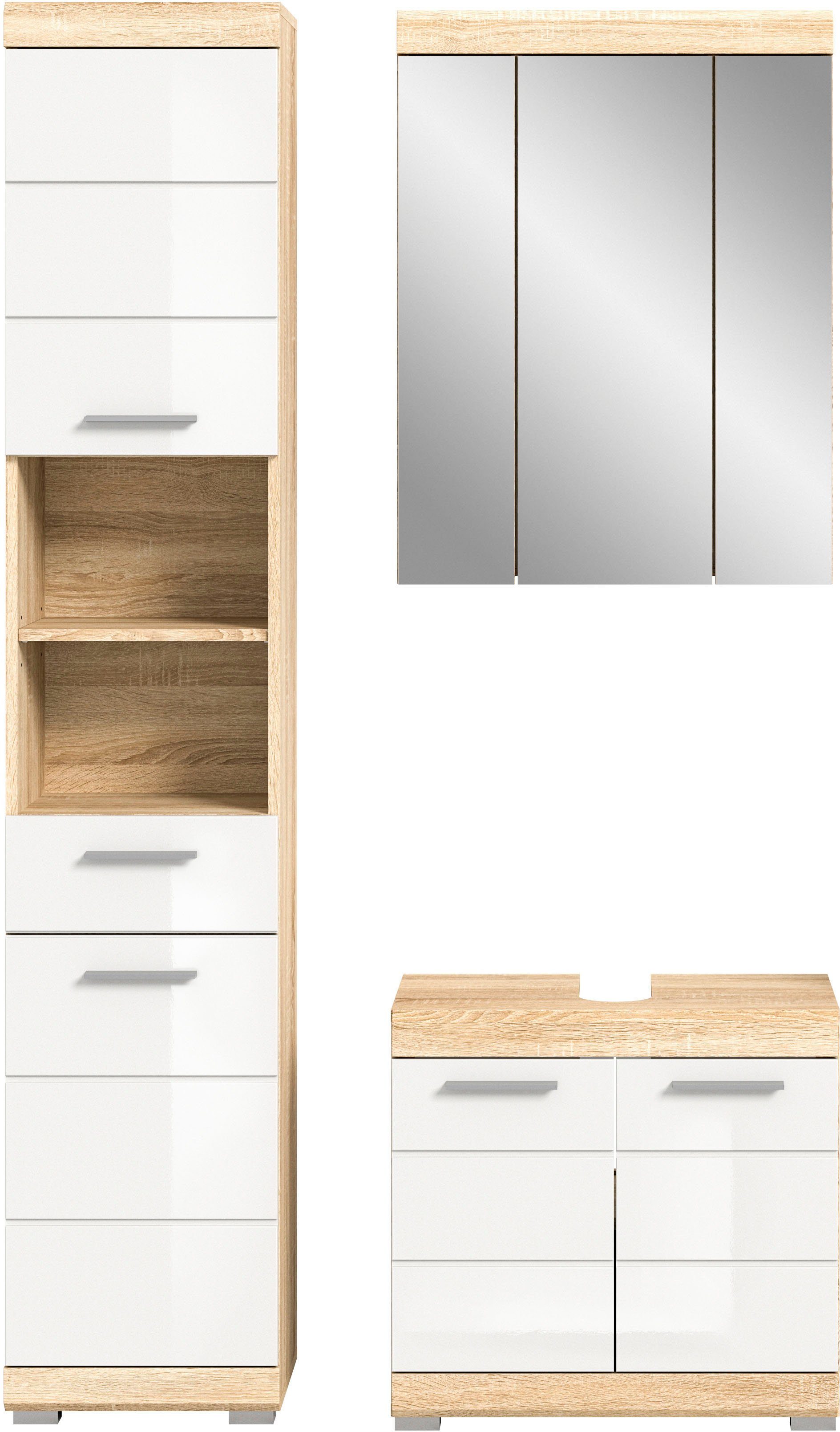 Badmöbel-Set Siena, 3 teilig, bestehend aus: