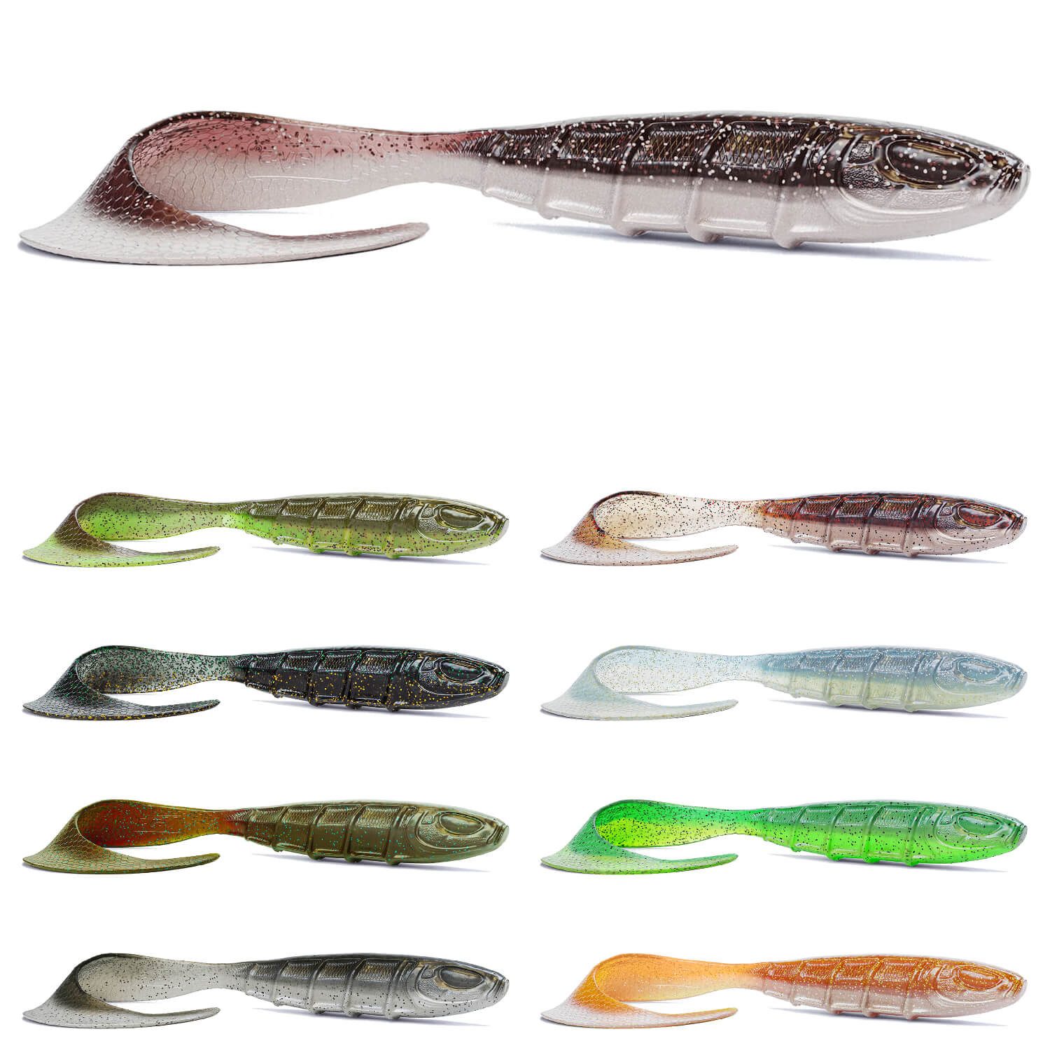 Nays Kunstköder Nays GHST JR Twister Gummiköder, (1-St)