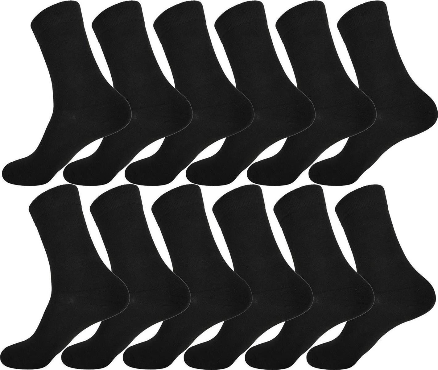 Freizeitsocken 12 Paar Damen Socken mit Muster Baumwolle; 35-38 39-42