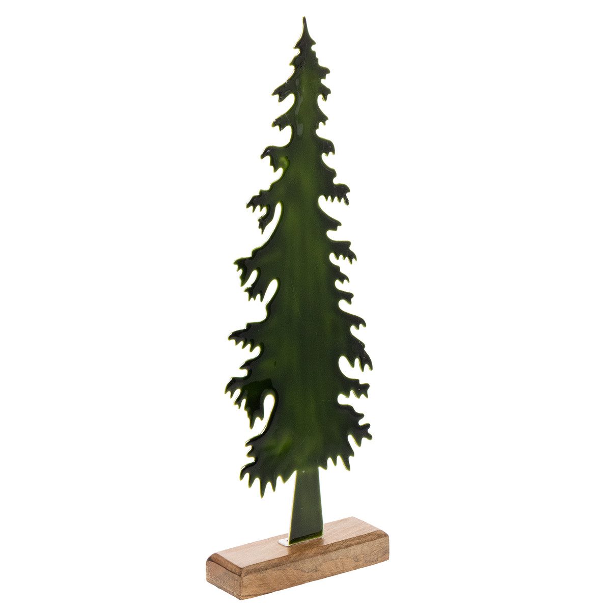 Florists Products Künstlicher Weihnachtsbaum Weihnachtsdekoration Tannenbaum mit Holzsockel Tischdeko