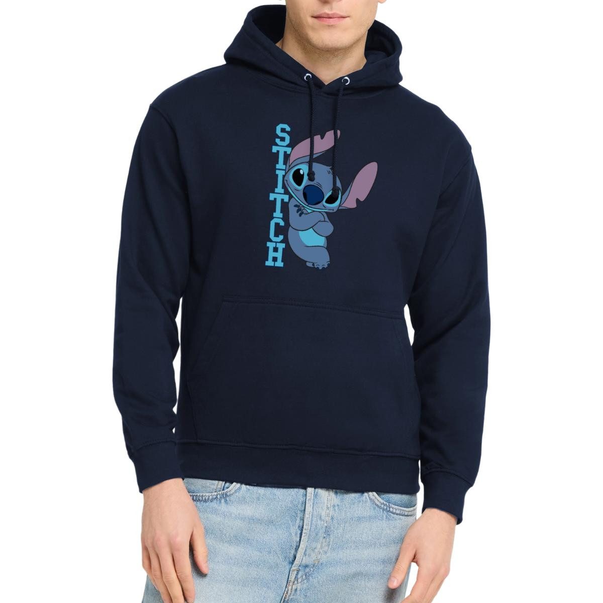 Spreadshirt Hoodie Lilo & Stitch, Stitch Mit Schriftzug Unisex Hoodie (1-tlg)
