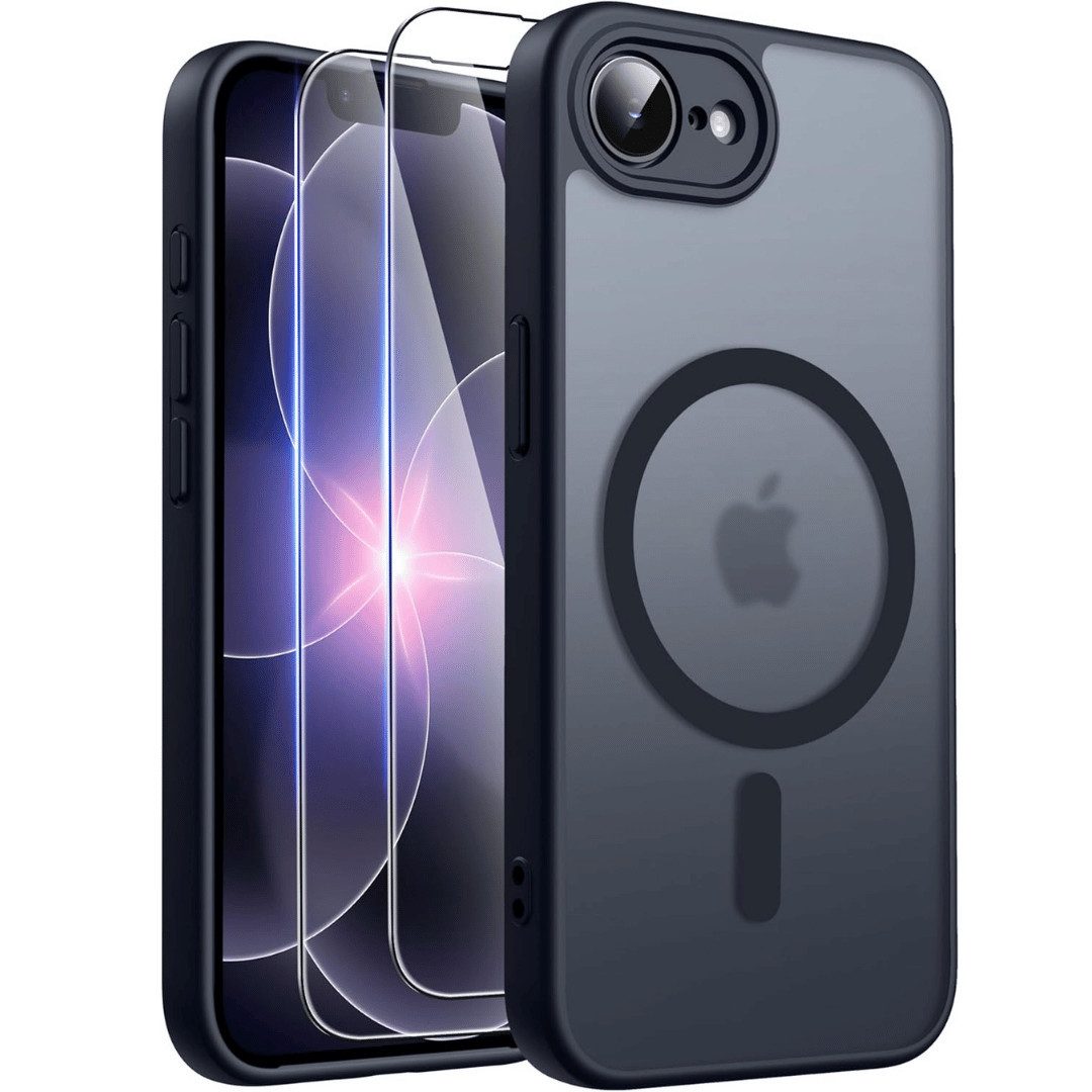 SmartUP Smartphone-Hülle + 2X Schutzglas für iPhone 17e MagSafe Panzerglas Panzerfolie Case 9H 6,1 Zoll, kompletter Rundumschutz, MagSafe-Technologie