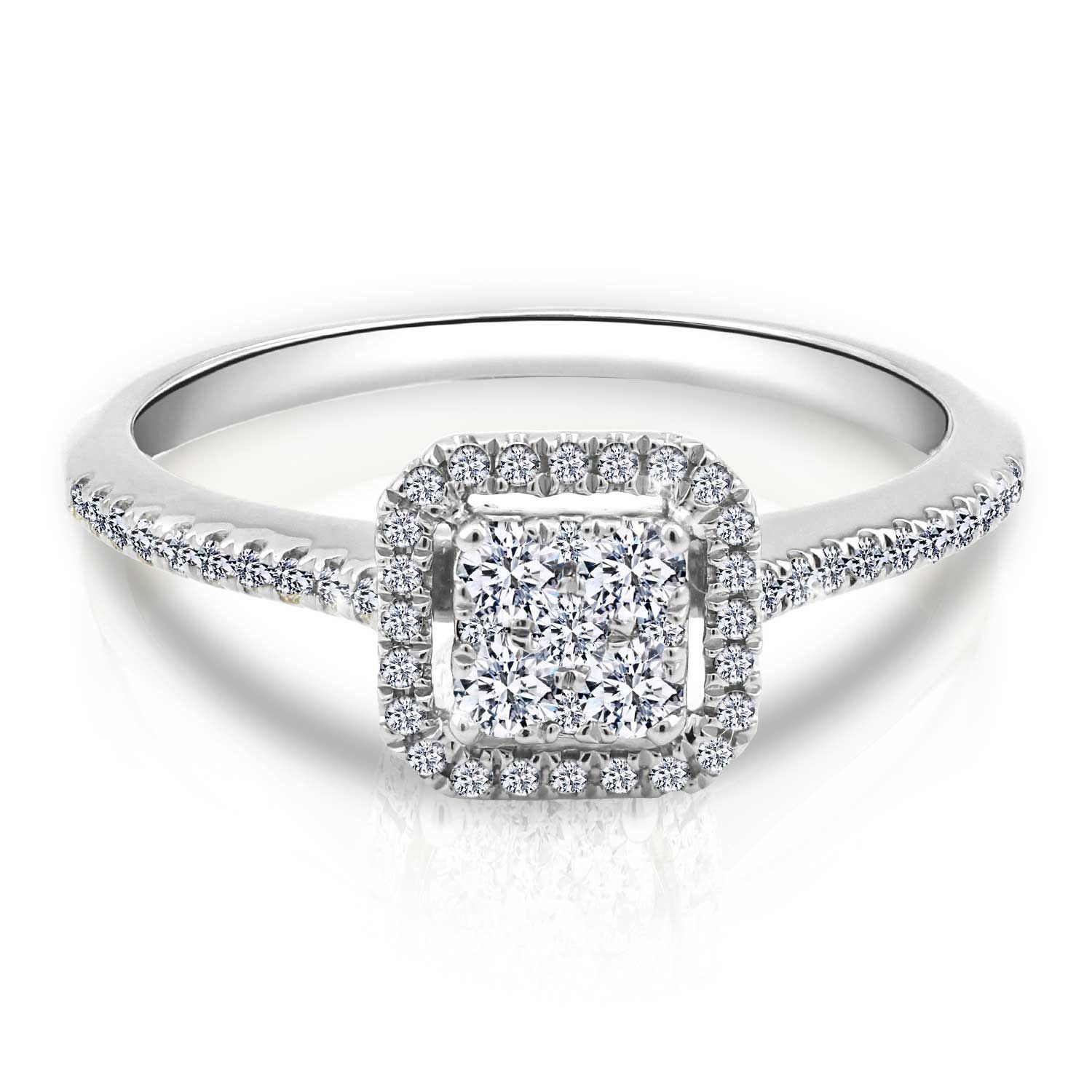 Adam & Eve Diamantring Solitärring Goldring • 585/- Gold "AE33W" Weißgold günstig online kaufen