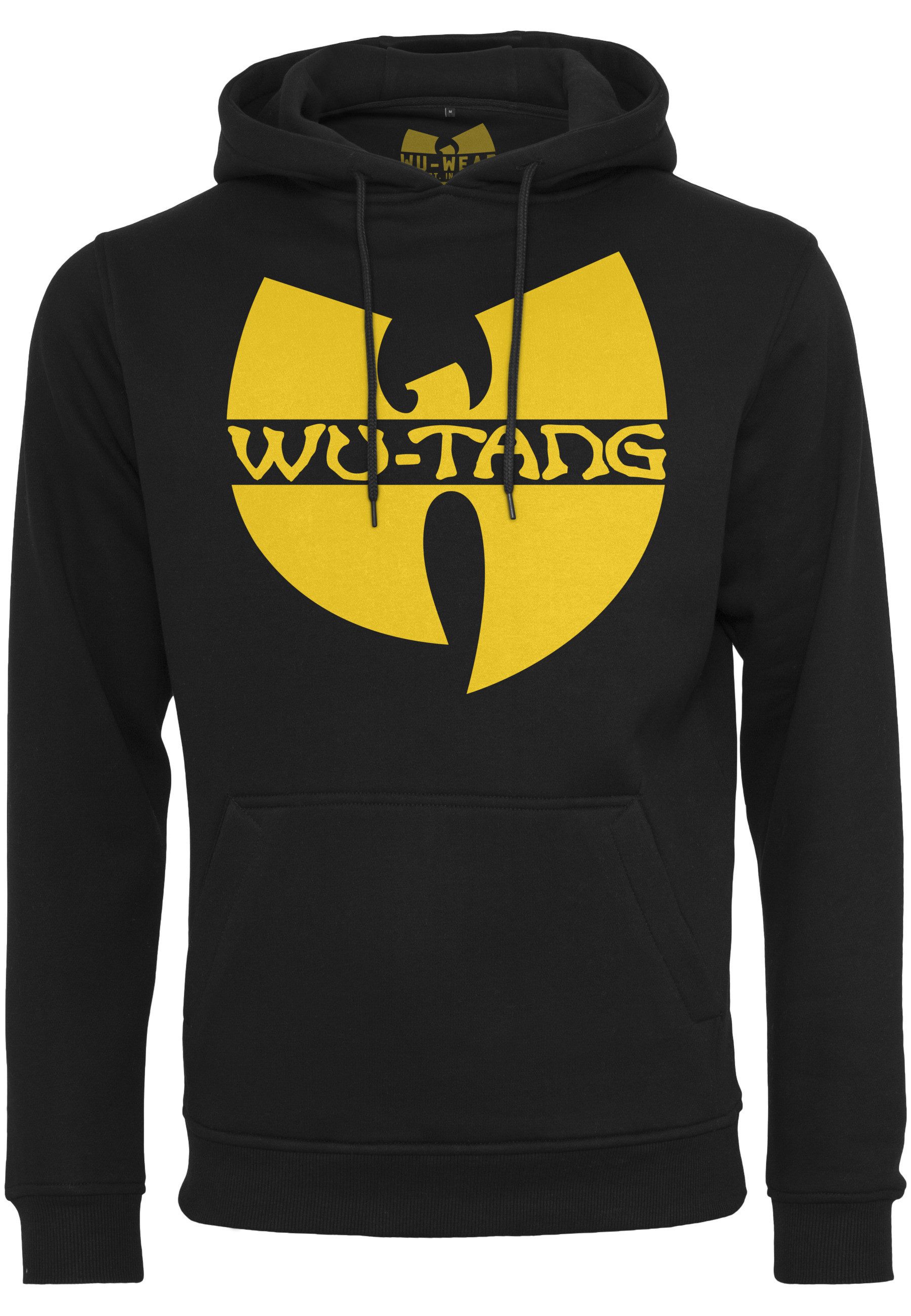 MisterTee Rundhalspullover MisterTee Herren Wu-Wear Logo Hoody (1-tlg) günstig online kaufen