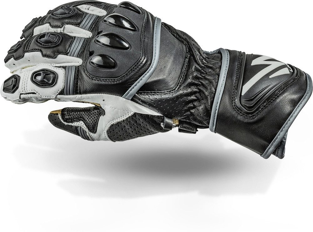Lindstrands Motorradhandschuhe Glove Bergby Black/White