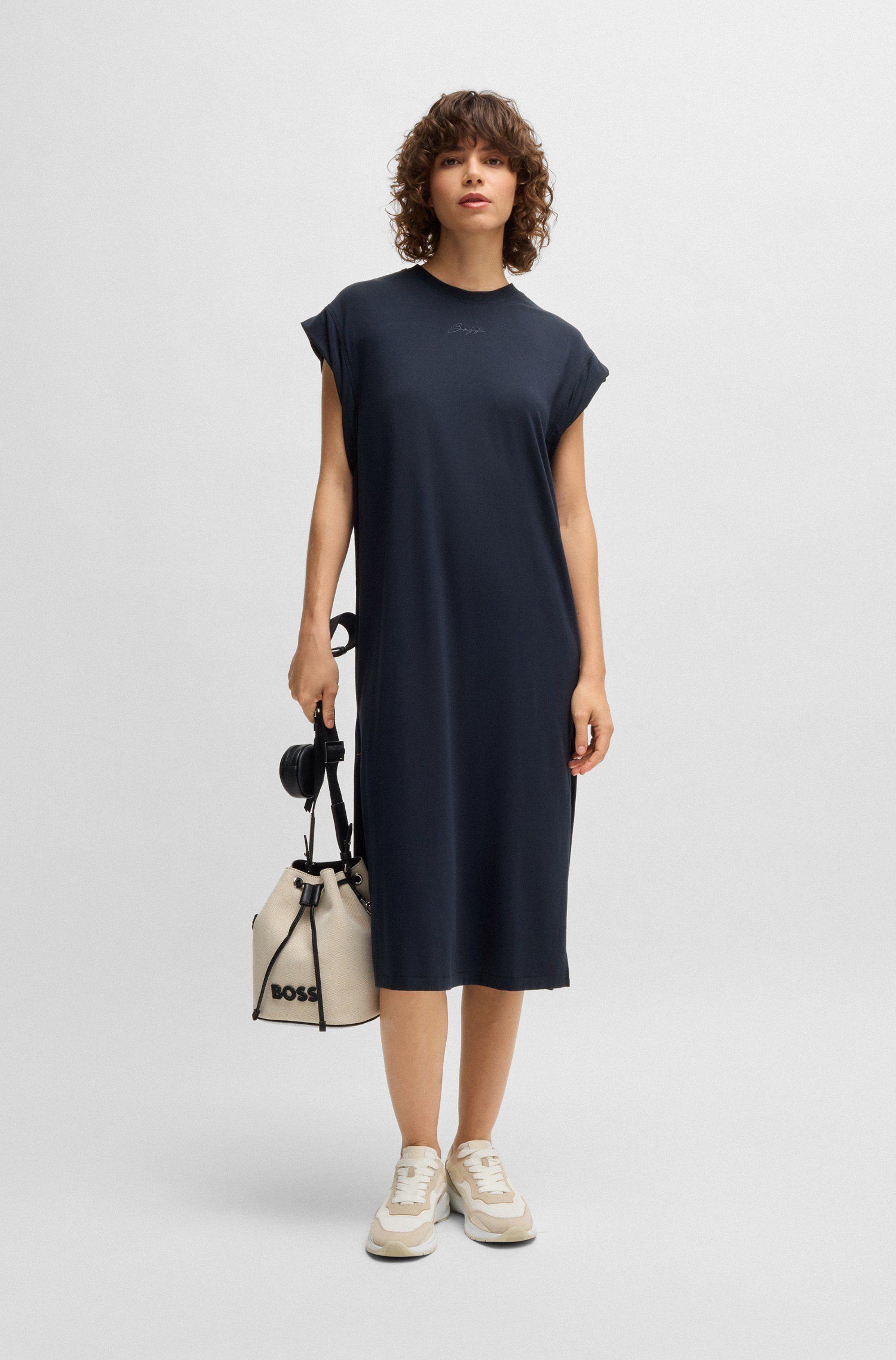 BOSS ORANGE Jerseykleid Edress Premium Damenmode günstig online kaufen