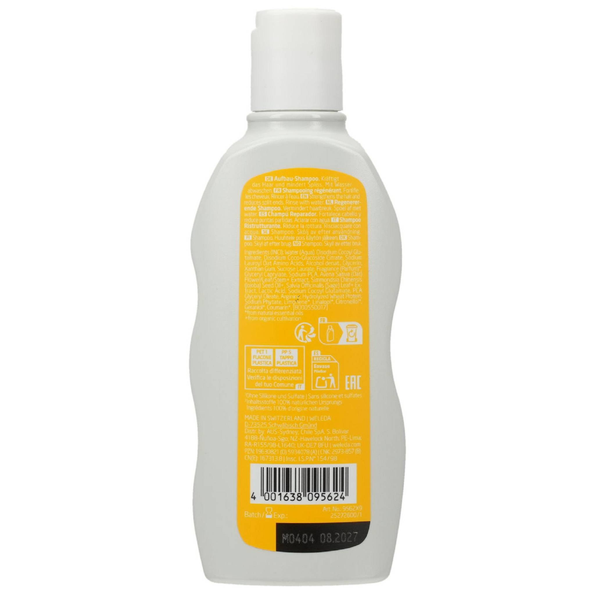 WELEDA Haarshampoo Replenish Care Shampoo Hafer 190ml