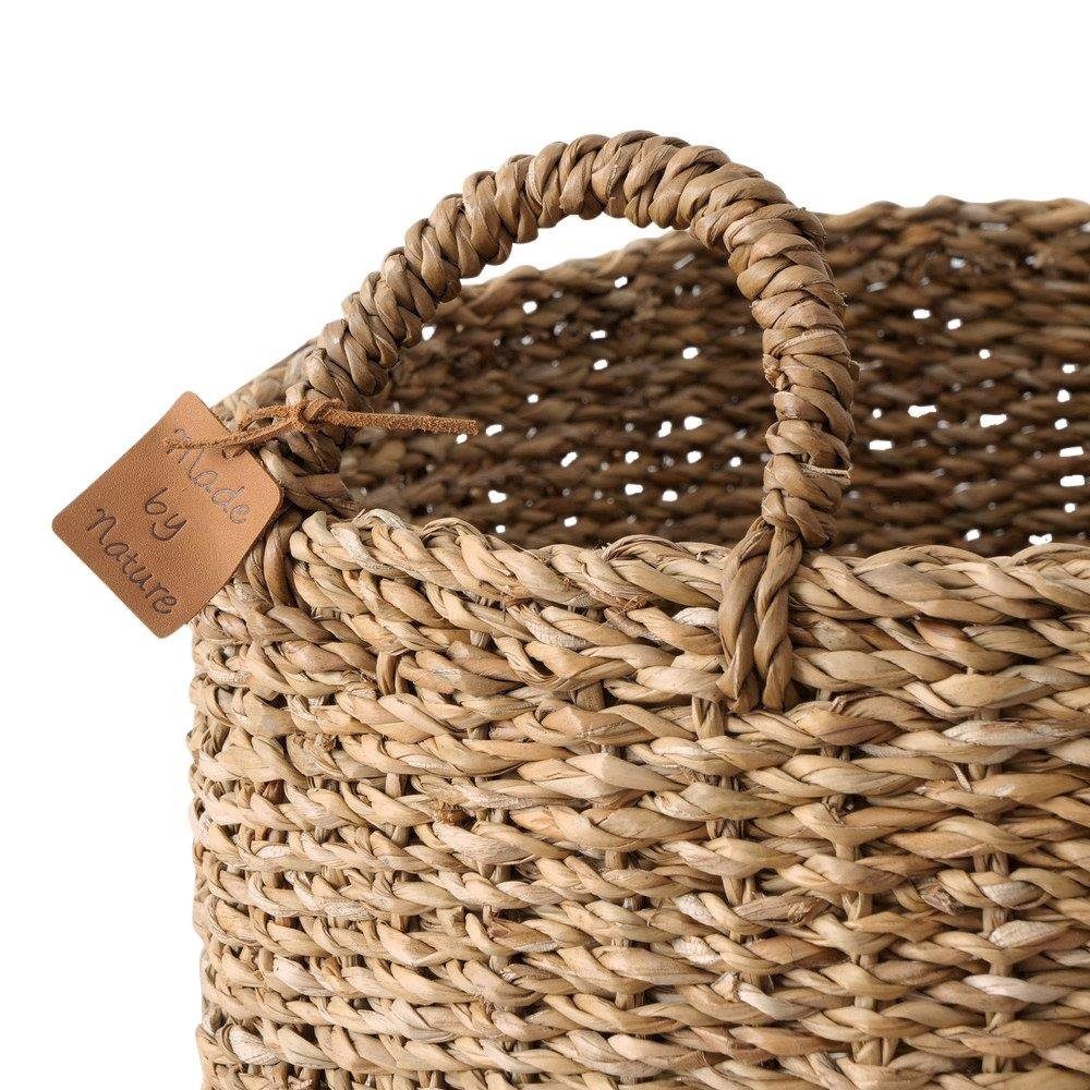 BOLTZE Aufbewahrungskorb Sophy, 3er Set, aus Seegras, Braun, mit Henkel günstig online kaufen