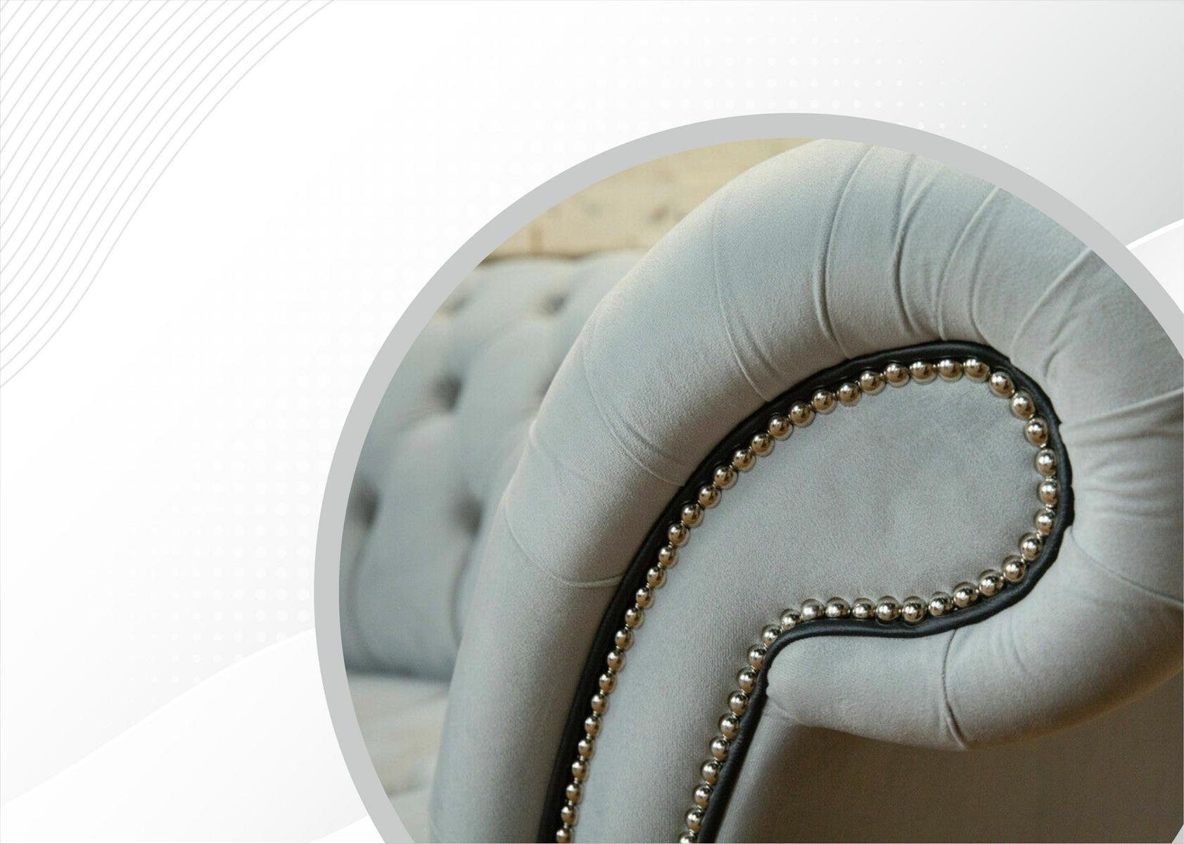 cm Design Couch JVmoebel Sitzer Sofa Chesterfield Chesterfield-Sofa, 185 2