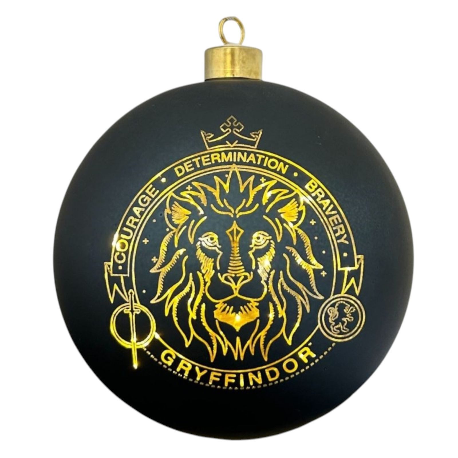 Disney LED Dekolicht Harry Potter Weihnachtskugel Gryffindor 15 cm beleuchtet Weihnachten, LED fest integriert
