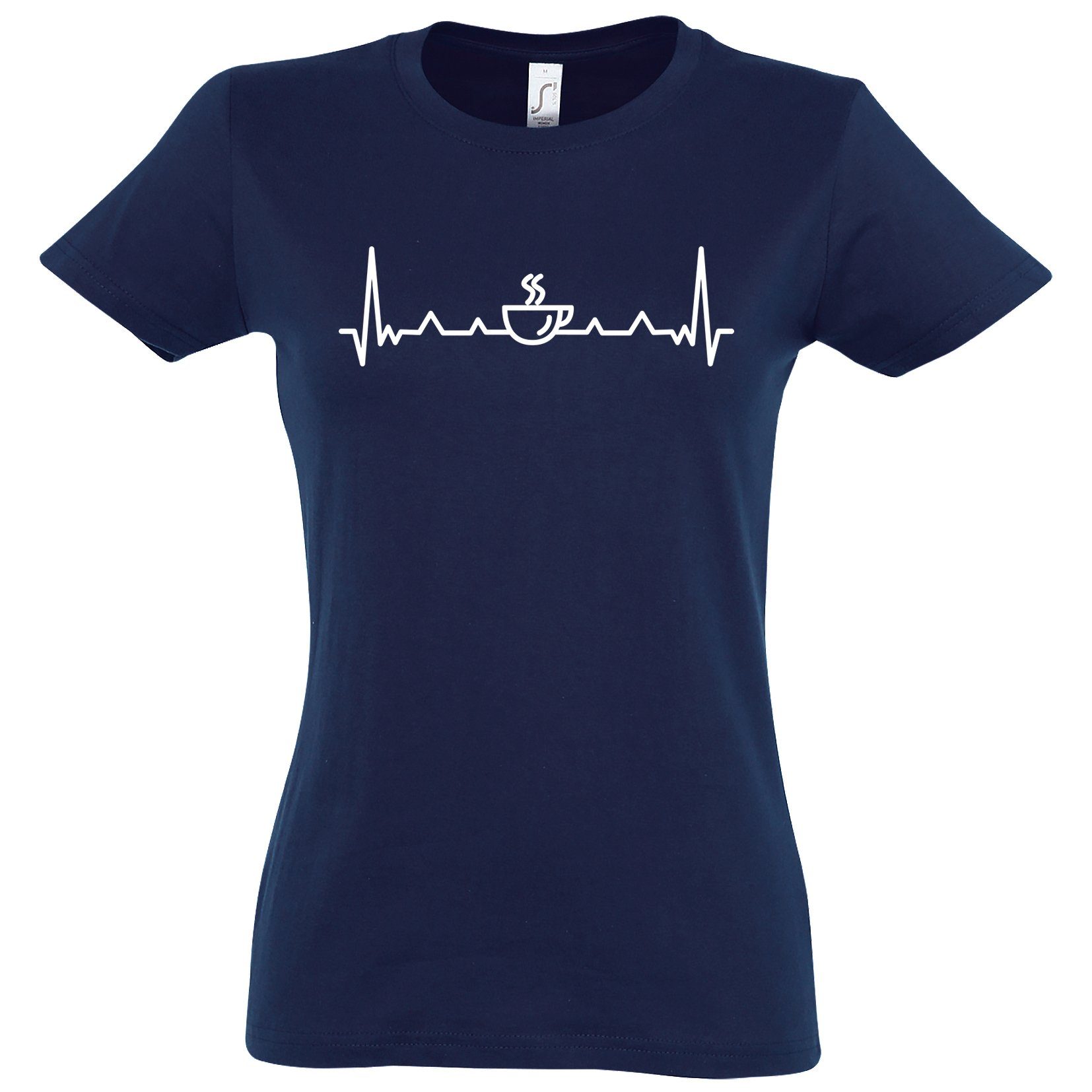 Youth Designz T-Shirt Herzschlag Kaffee Damen günstig online kaufen