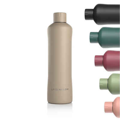 LARS NYSØM Isolierflasche Bølge, BPA-Freie Thermosflasche Kohlensäure geeignet