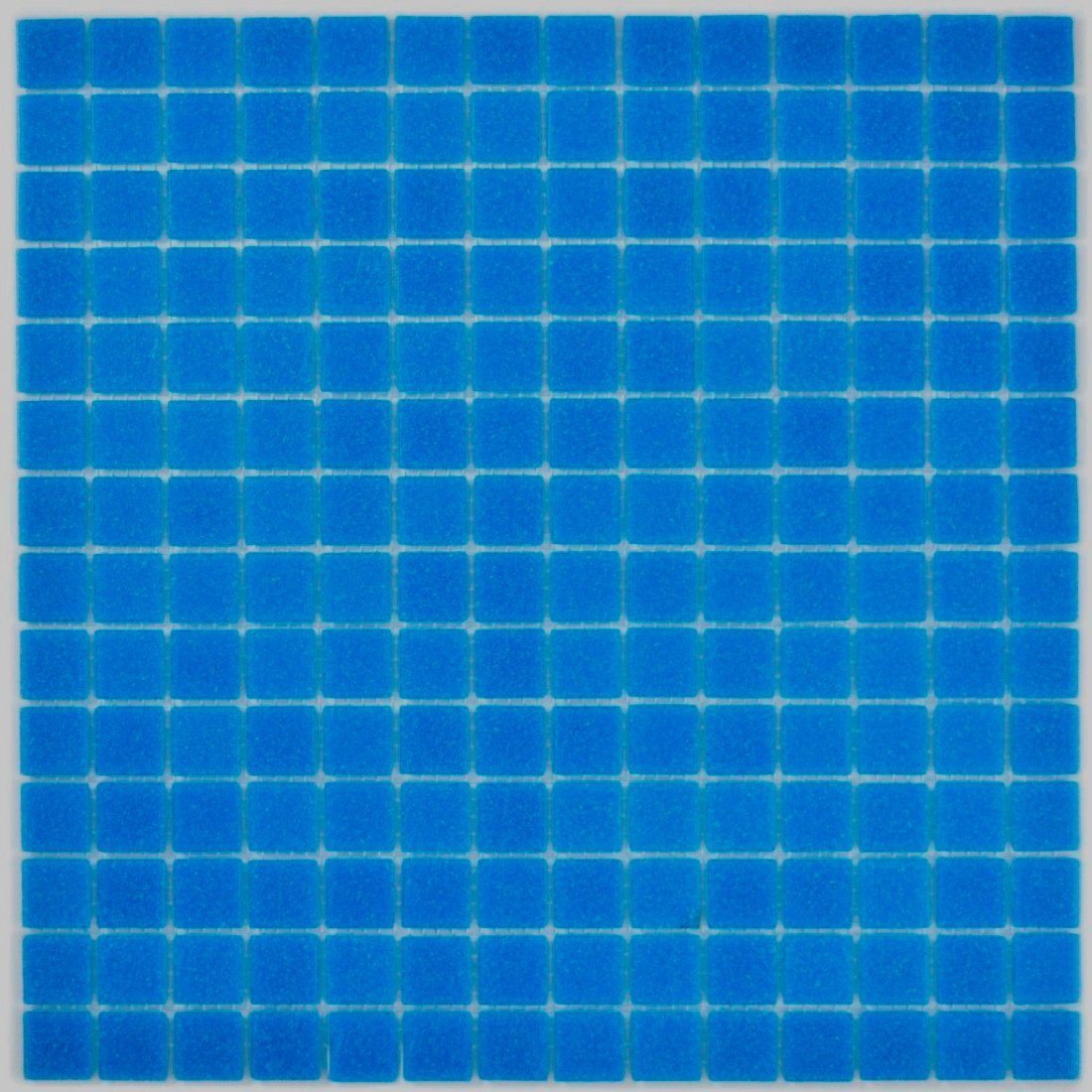 Mosani Bodenfliese Quadratisches Glasmosaik glänzend dunkelblau Mosaikfliesen