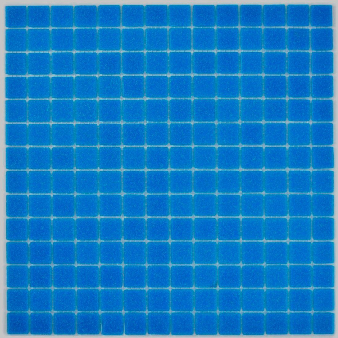 Mosani Bodenfliese Quadratisches Glasmosaik Mosaikfliesen dunkelblau glänzend