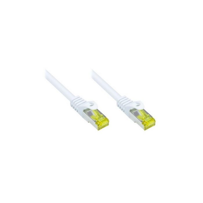 VARIA SO-34577 - Patchkabel Cat.7 S/FTP 1m weiß LAN-Kabel