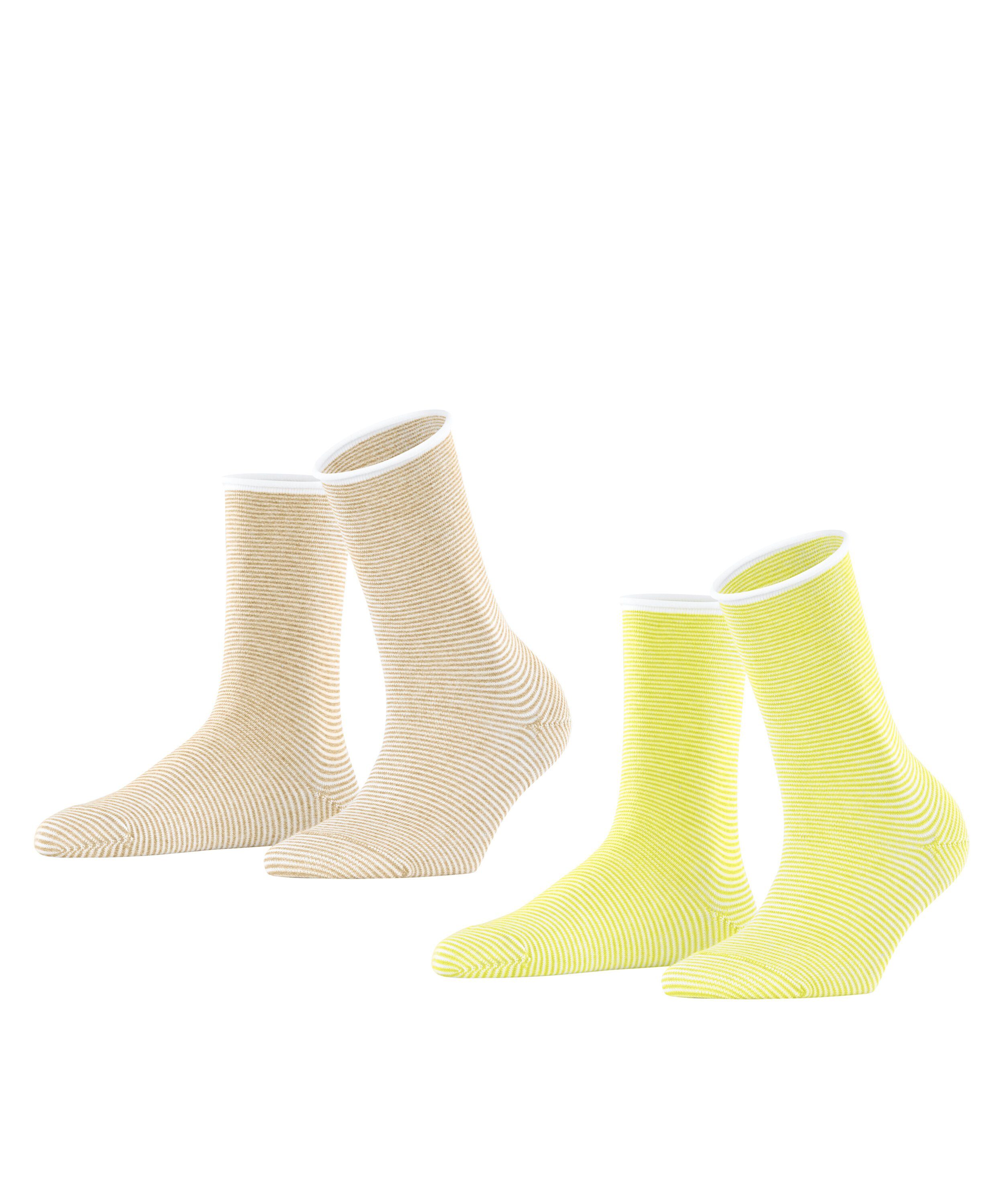 Esprit Socken Allover Stripe sortiment 2-Pack (0030) (2-Paar)