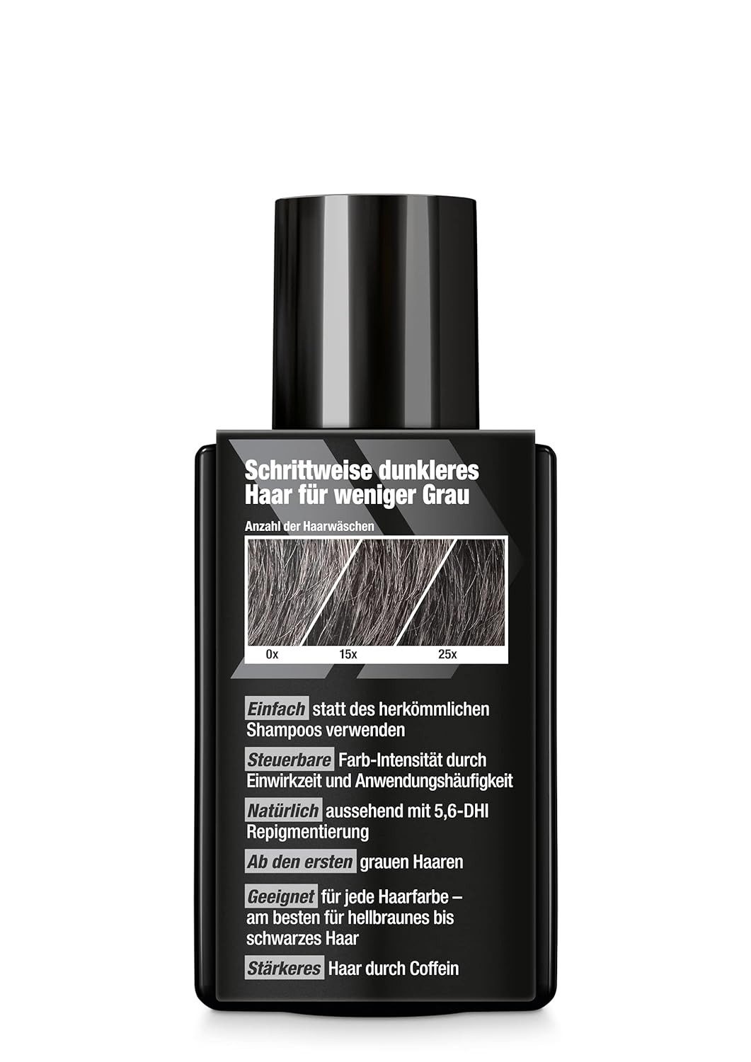Alpecin Haarshampoo Grey Attack Coffein & Color Shampoo, 1-tlg., Graduelle Haarverdunkelung