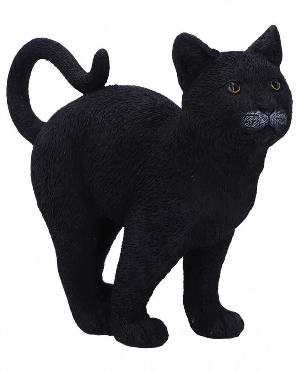 Horror-Shop Dekofigur Schwarze Katzenfigur ",Moonlight Watcher" günstig online kaufen