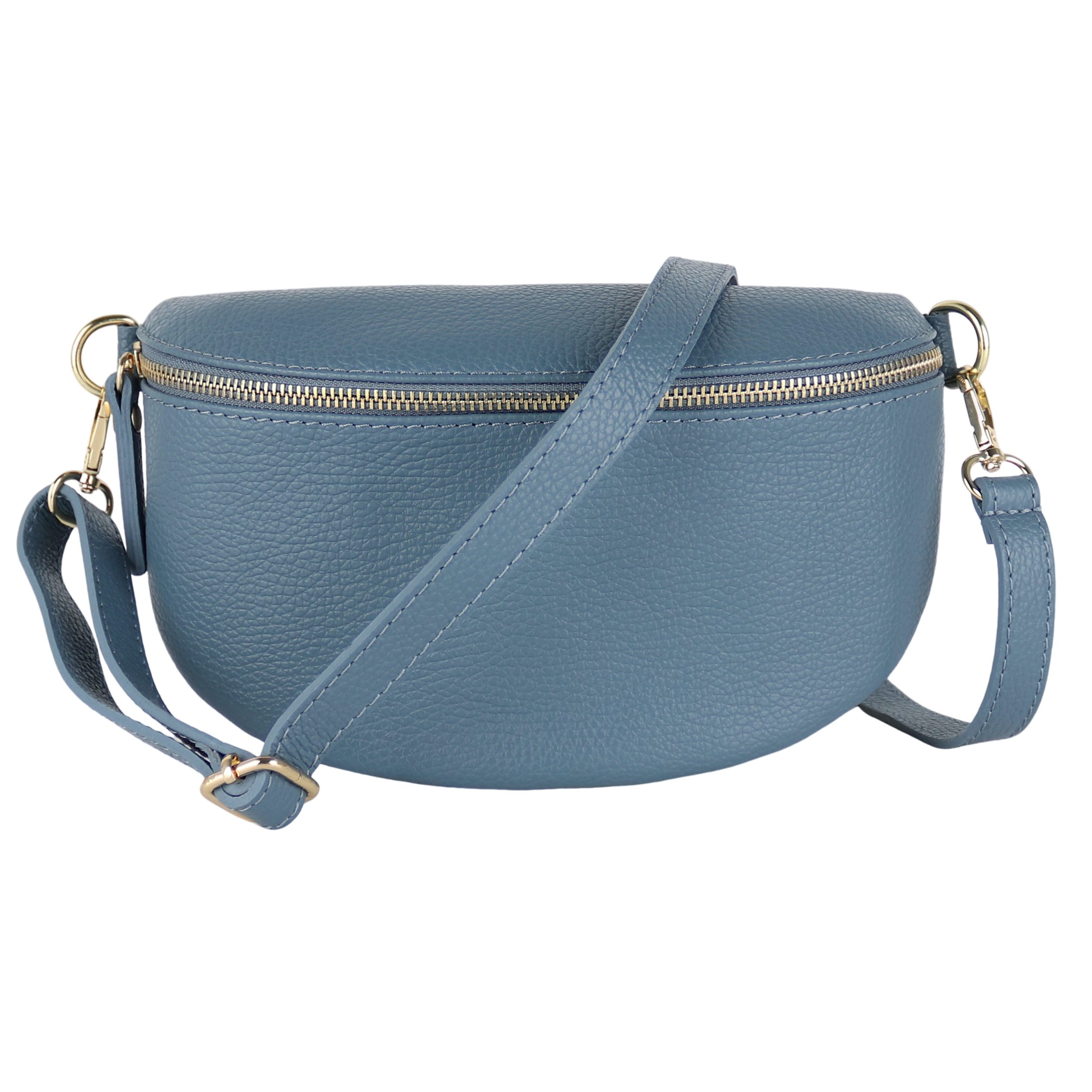 Jeansblau (Goldener Reißverschluss)