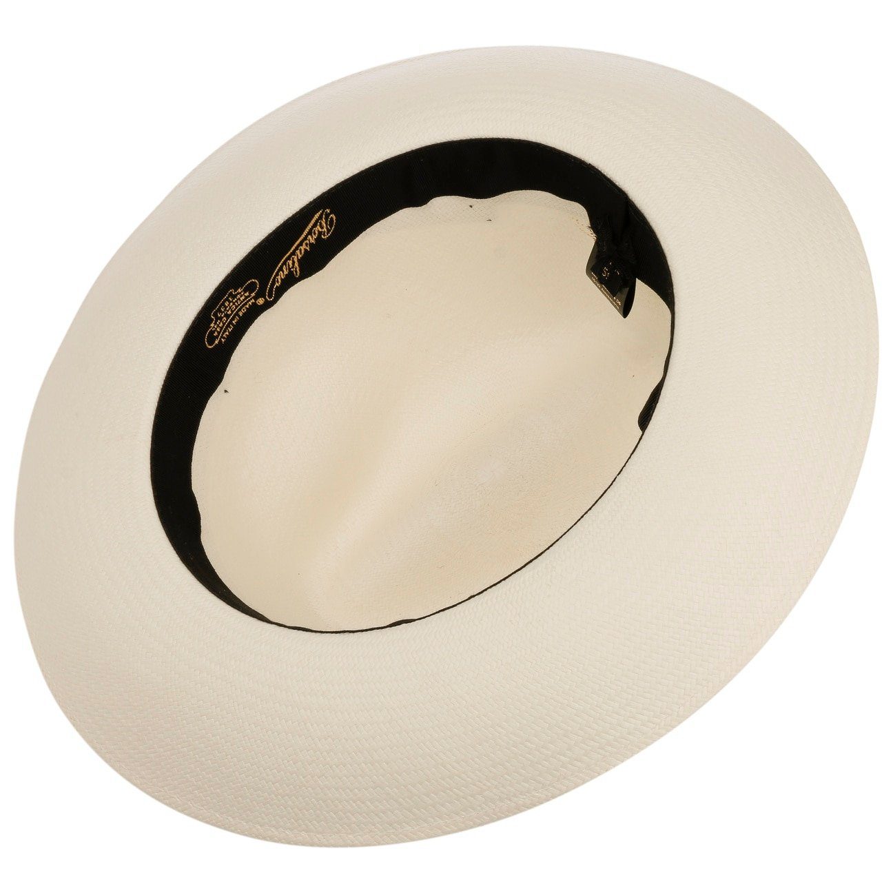 Borsalino Sonnenhut (1-St) Panamahut mit Ripsband, Made in Italy