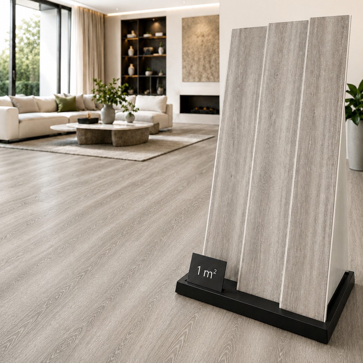 NoblesBox Vinyllaminat Klick Vinylboden SPC - Hartvinyl - 4+1mm Wasserfest - 1 mm Isolierung, Für Fußbodenheizung, Hochabriebfest & Klicksystem